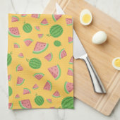 Serviettes de cuisine pastèque sucrée d'été (Quart Plié)
