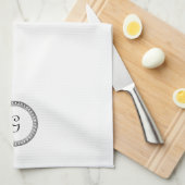 Serviettes de cuisine personnalisées (Quart Plié)