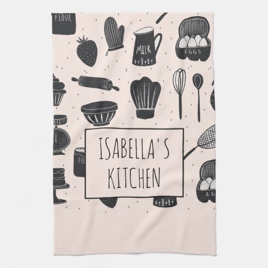 Serviettes de cuisine personnalisées (Vertical)