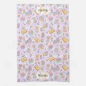 Serviettes de cuisine personnalisées avec monogram (Vertical)