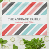 Serviettes de cuisine personnalisées avec Motifs r (Plié)