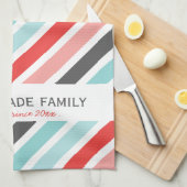 Serviettes de cuisine personnalisées avec Motifs r (Quart Plié)