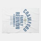 Serviettes de cuisine personnalisées de la Réunion (Horizontal)