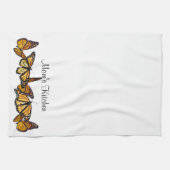 Serviettes de cuisine personnalisées Papillons Mon (Horizontal)