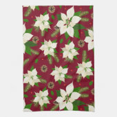 Serviettes de cuisine Poinsettia (Vertical)