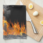 Serviettes de cuisine pour barbecue fumé (Quart Plié)