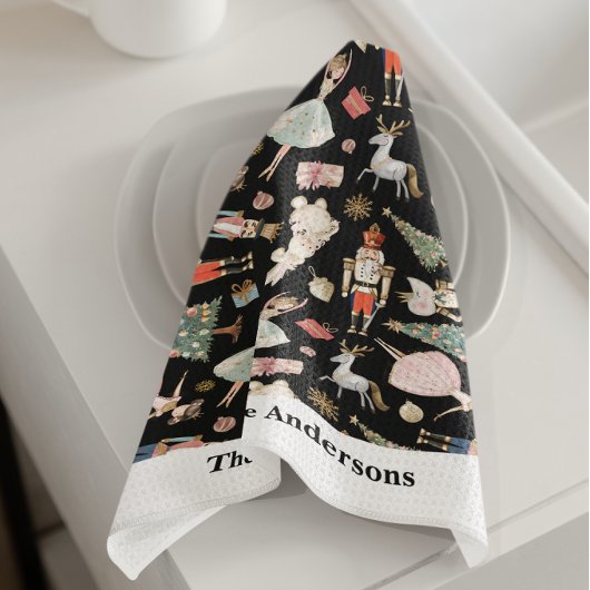 Serviettes de cuisine pour biscuits de vacances