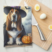 Serviettes de cuisine pour chien de sorcière d'Hal (Quart Plié)