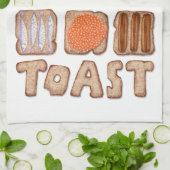 Serviettes de cuisine pour le petit-déjeuner (Plié)