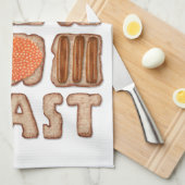 Serviettes de cuisine pour le petit-déjeuner (Quart Plié)