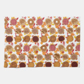 Serviettes de cuisine pour les fêtes d'automne (Horizontal)