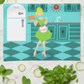 Serviettes de cuisine Rétro (Plié)