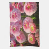 Serviettes De Cuisine Rose Fleur (Vertical)