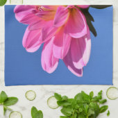 Serviettes De Cuisine Rose Fleur (Plié)