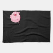 Serviettes de cuisine roses de porc (Horizontal)