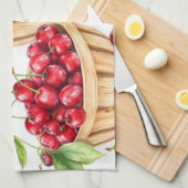 Serviettes de cuisine saisonnières (Quart Plié)