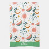 Serviettes de cuisine style Boho customisées (Vertical)