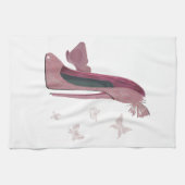 Serviettes de cuisine stylets d'art de chaussure (Horizontal)