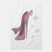 Serviettes de cuisine stylets d'art de chaussure (Vertical)