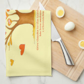 Serviettes de cuisine "The Gratitude Tree" (Quart Plié)