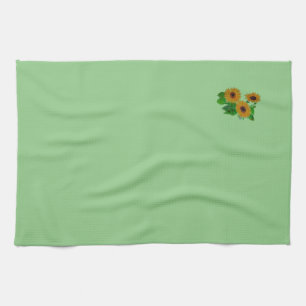 Serviettes de cuisine tournesol