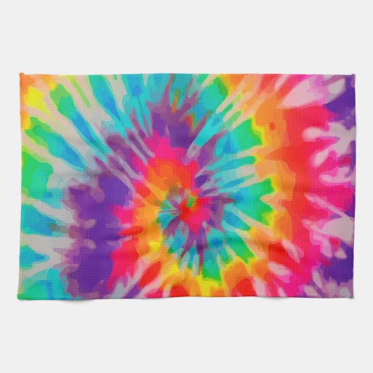 Serviettes De Cuisine Tye-Dye-3 (Horizontal)