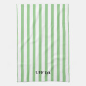 Serviettes De Cuisine Vertes Uff Da (Vertical)