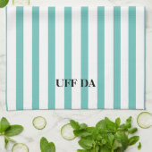 Serviettes De Cuisine Vertes Uff Da Mint (Plié)