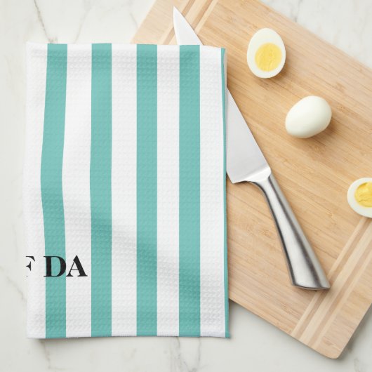 Serviettes De Cuisine Vertes Uff Da Mint (Quart Plié)