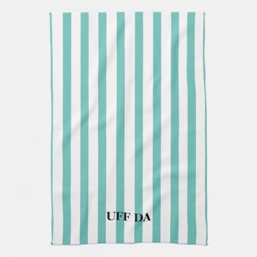 Serviettes De Cuisine Vertes Uff Da Mint (Vertical)