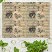 Serviettes de cuisine victoriennes de Madame (Plié)