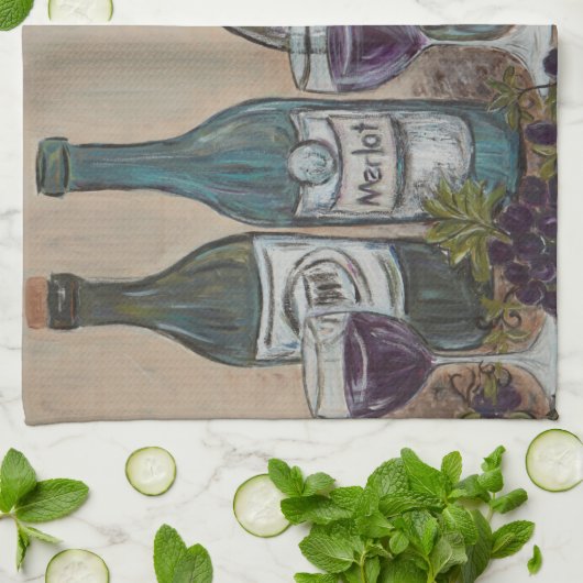 Serviettes de cuisine Vino (Plié)