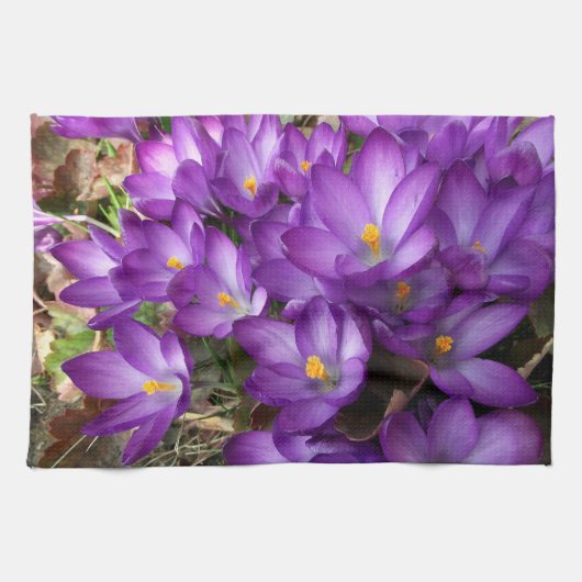 Serviettes de cuisine violet (Horizontal)