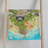 Serviettes de cuisine Wespebeach coloré