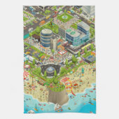 Serviettes de cuisine Wespebeach coloré (Vertical)