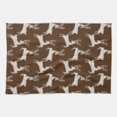 Serviettes de cuisine Whimsical Rustic Deer (Horizontal)