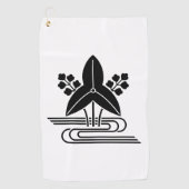 Serviettes de golf à tête de flèche et à eau (Devant)