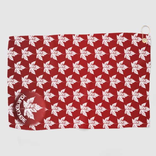 Serviettes de golf cool Canada  (Horizontal)