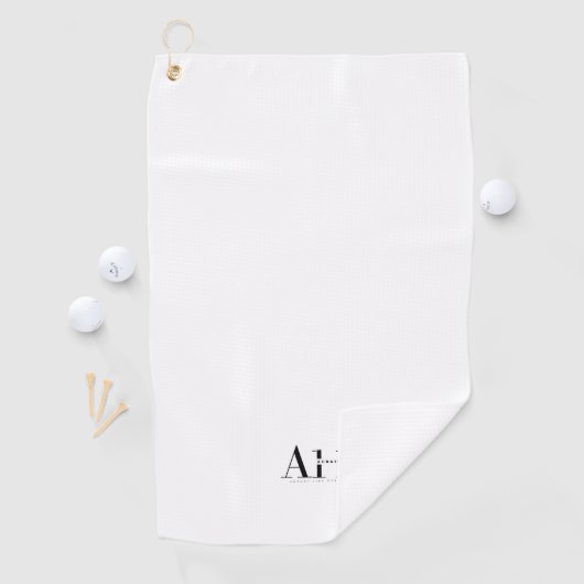 Serviettes de golf de luxe (En situation)