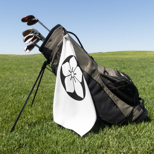 Serviettes de golf en gâteau de riz à fleurs en ba (Vert)