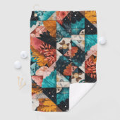 Serviettes de golf Motif décoratives (En situation)