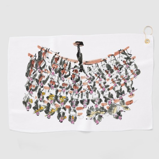 Serviettes de golf Orchestra (Horizontal)
