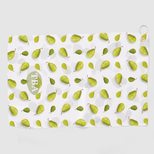 Serviettes de golf Pear (Horizontal)