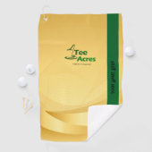 Serviettes de golf personnalisées 4Tee Acres (En situation)