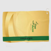 Serviettes de golf personnalisées 4Tee Acres (Horizontal)