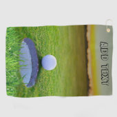 Serviettes de golf personnalisées : L'Accessoire D (Horizontal)