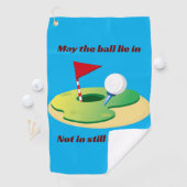 Serviettes de golf personnalisées : Le cadeau parf (En situation)