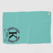 Serviettes de golf personnalisées : Logo personnal (Horizontal)