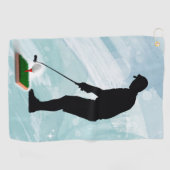 Serviettes de golf personnalisées pour chaque golf (Horizontal)