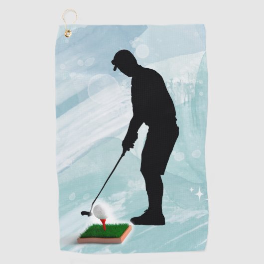 Serviettes de golf personnalisées pour chaque golf (Devant)